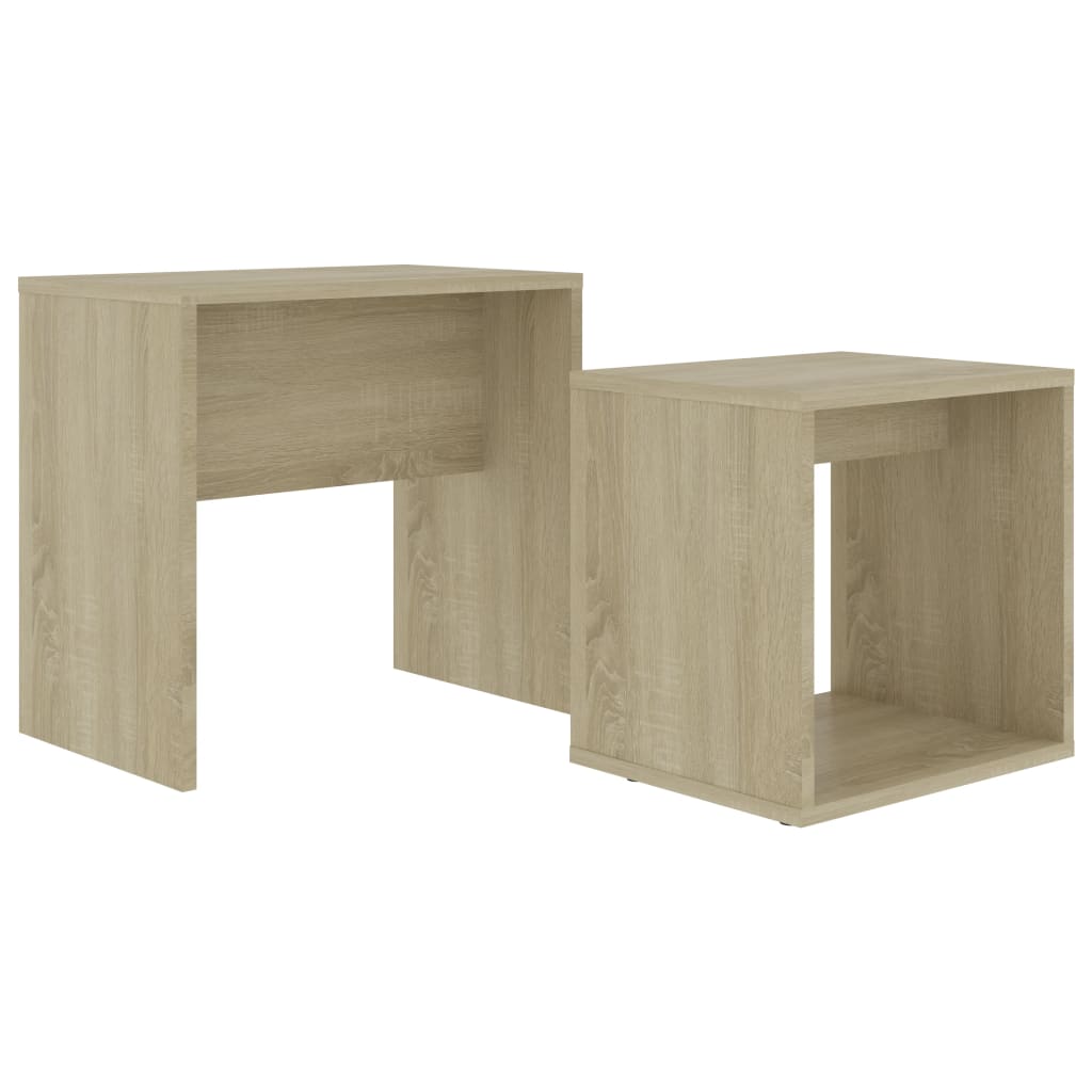 Couchtisch-Set Sonoma-Eiche 48 x 30 x 45 cm Holzwerkstoff - Pazzar.ch