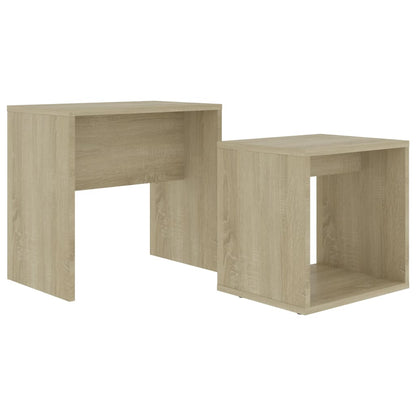 Couchtisch-Set Sonoma-Eiche 48 x 30 x 45 cm Holzwerkstoff - Pazzar.ch