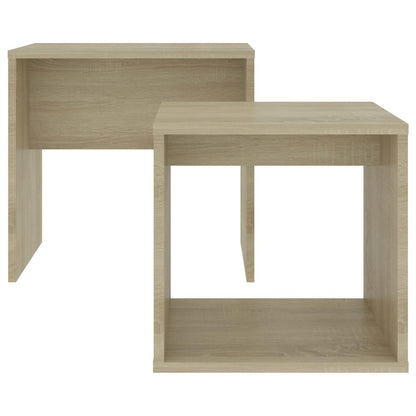 Couchtisch-Set Sonoma-Eiche 48 x 30 x 45 cm Holzwerkstoff - Pazzar.ch