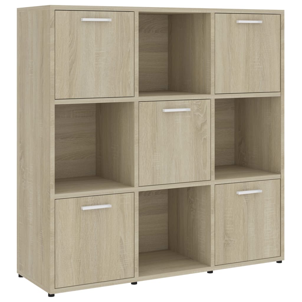 Bücherregal Sonoma-Eiche 90x30x90 cm Holzwerkstoff - Pazzar.ch
