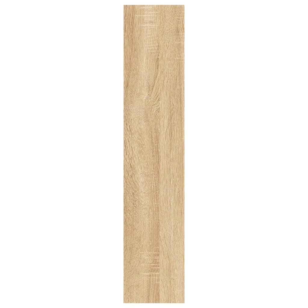 Wandregal Sonoma-Eiche 90x16x78 cm Holzwerkstoff - Pazzar.ch
