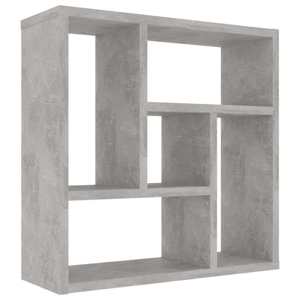 Wandregal Betongrau 45,1x16x45,1 cm Holzwerkstoff - Pazzar.ch