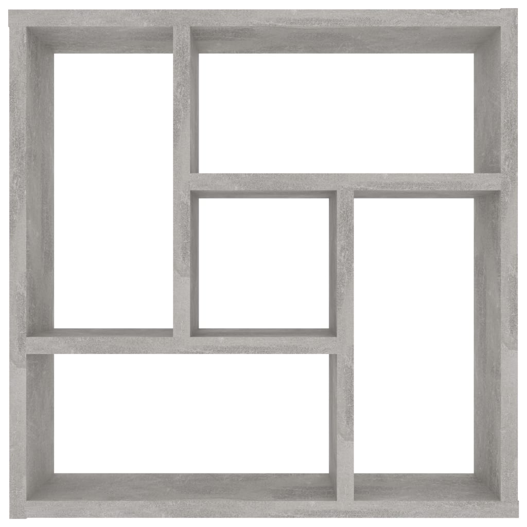 Wandregal Betongrau 45,1x16x45,1 cm Holzwerkstoff - Pazzar.ch