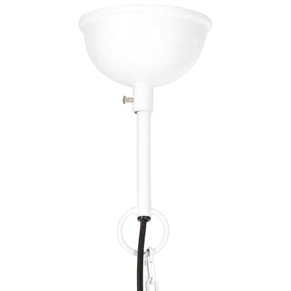 Hängelampe Industriestil 25 W Weiß Rund 40 cm E27 - Pazzar.ch