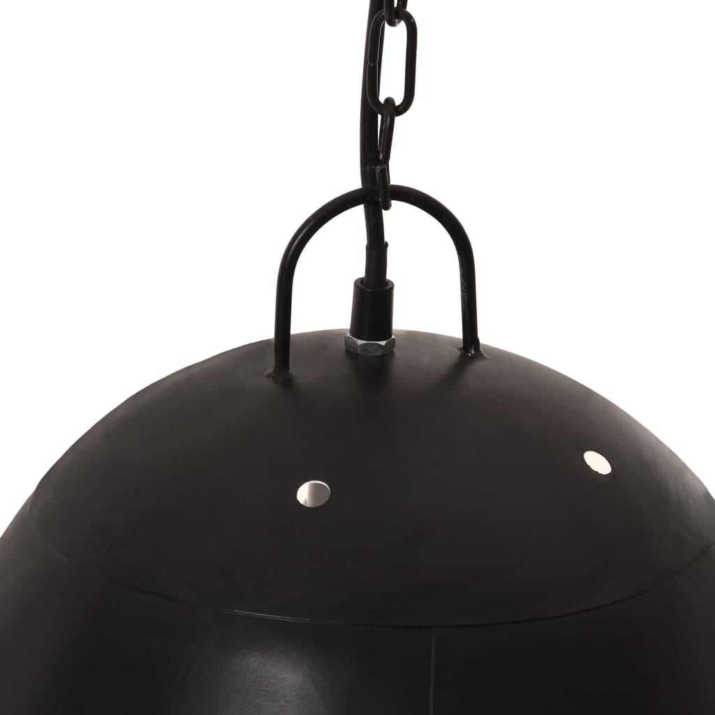 Hängelampe Industriestil 25 W Schwarz Rund 42 cm E27 - Pazzar.ch