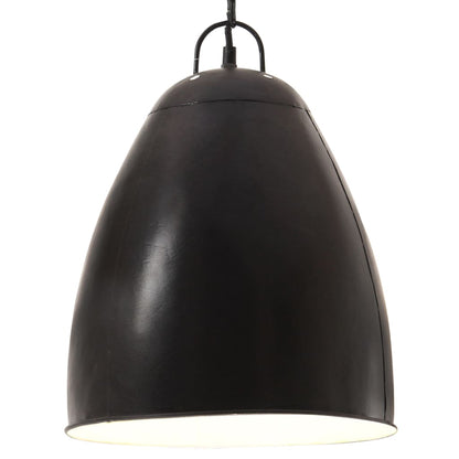 Hängelampe Industriestil 25 W Schwarz Rund 32 cm E27 - Pazzar.ch