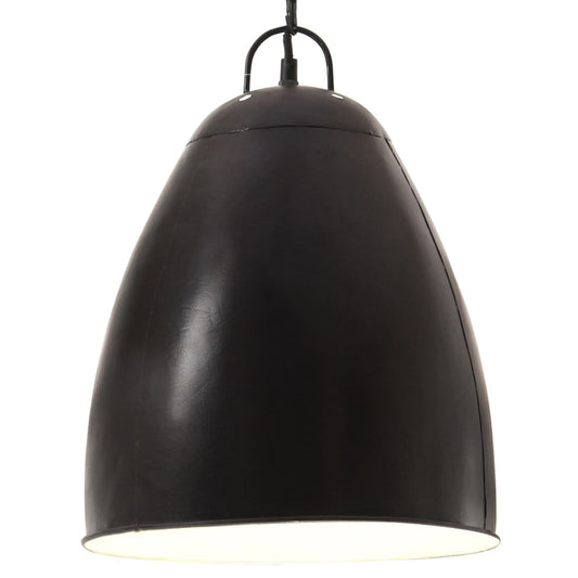 Hängelampe Industriestil 25 W Schwarz Rund 32 cm E27 - Pazzar.ch
