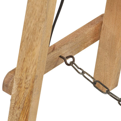 Stehlampe Weiß E27 Mango Massivholz - Pazzar.ch
