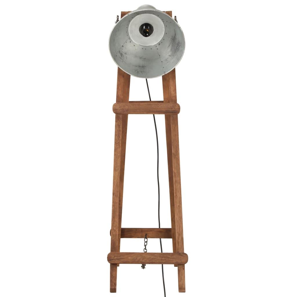 Stehlampen 3 Stk. Silbern E27 Mango Massivholz - Pazzar.ch