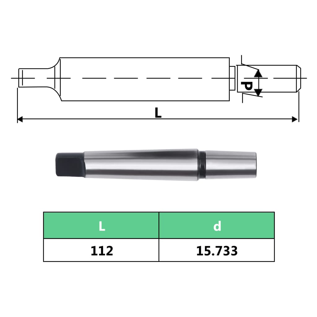 Schnellspannbohrfutter MT2-B16 mit 13 mm Spannbereich - Pazzar.ch