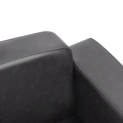 Hundesofa Grau 80x50x40 cm Kunstleder - Pazzar.ch