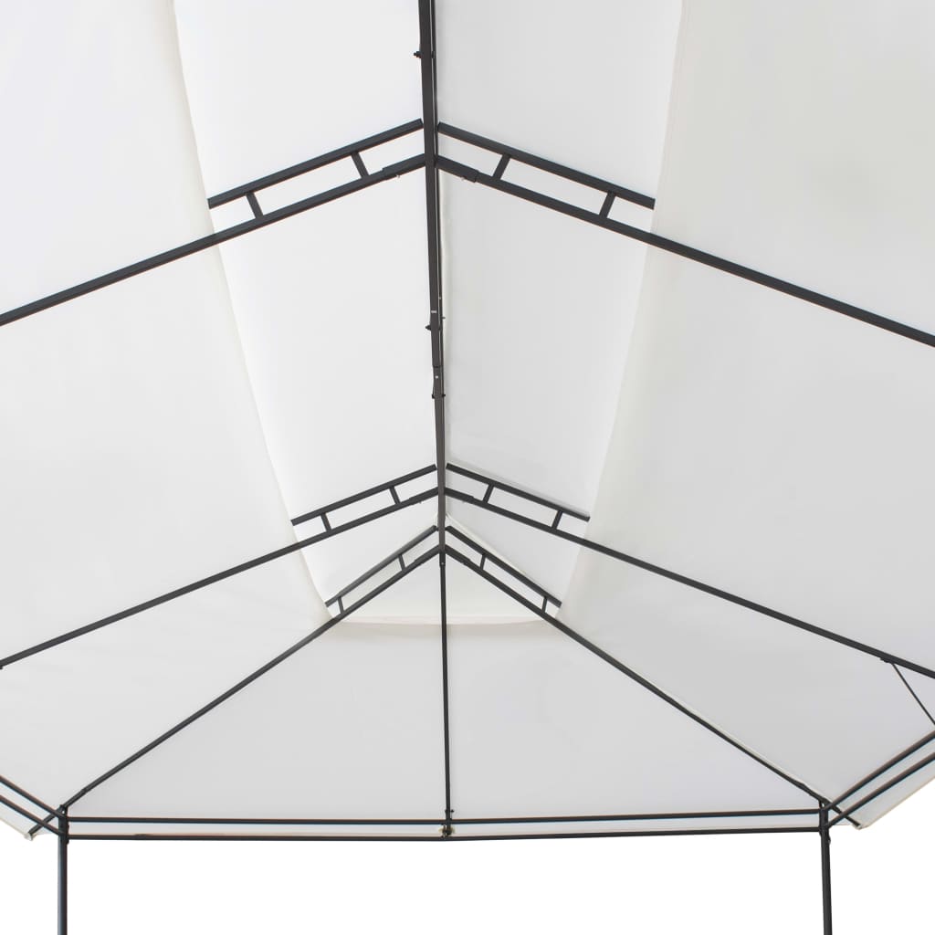 Pavillon 600x298x270 cm Weiß 180g/m² - Pazzar.ch
