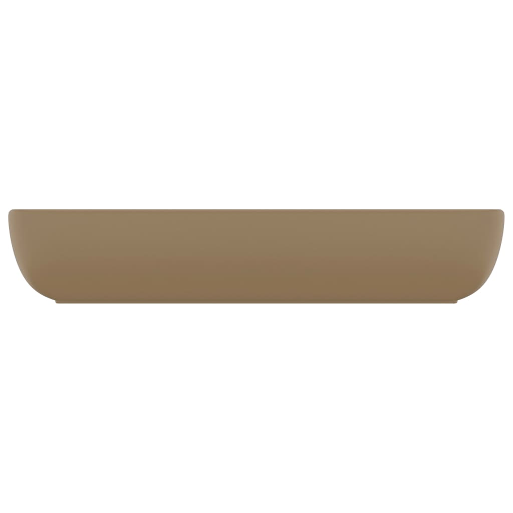 Luxus-Waschbecken Rechteckig Matt Creme 71x38 cm Keramik - Pazzar.ch