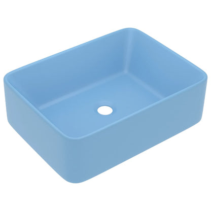 Luxus-Waschbecken Matt Hellblau 41x30x12 cm Keramik - Pazzar.ch