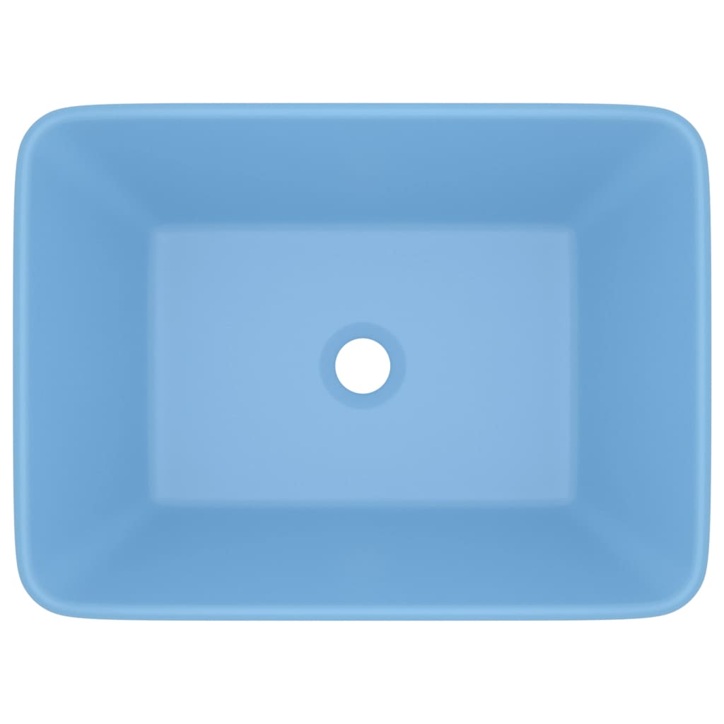 Luxus-Waschbecken Matt Hellblau 41x30x12 cm Keramik - Pazzar.ch