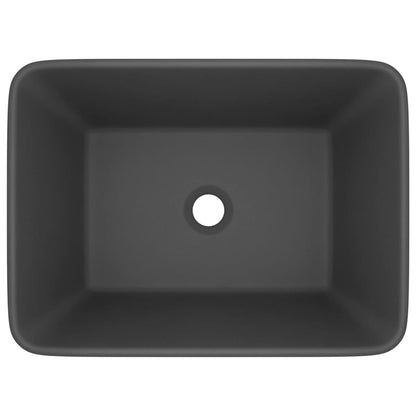 Luxus-Waschbecken Matt Dunkelgrau 41x30x12 cm Keramik - Pazzar.ch