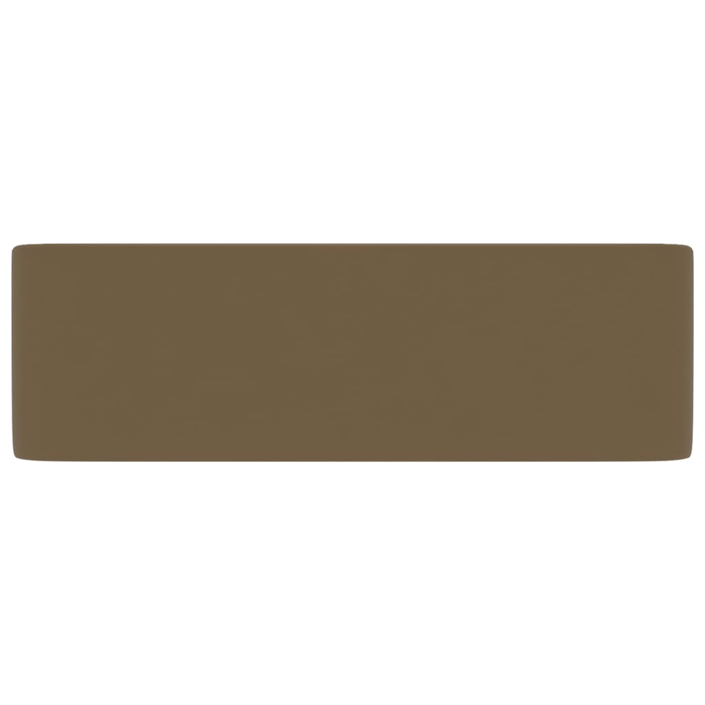 Luxus-Waschbecken Matt Creme 41x30x12 cm Keramik - Pazzar.ch