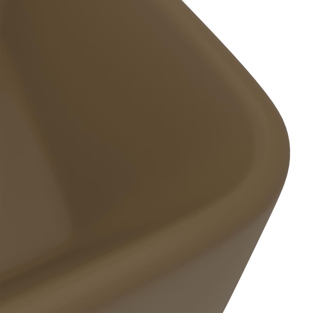 Luxus-Waschbecken Matt Creme 41x30x12 cm Keramik - Pazzar.ch