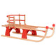 Klappschlitten mit Rückenlehne 119 cm Holz