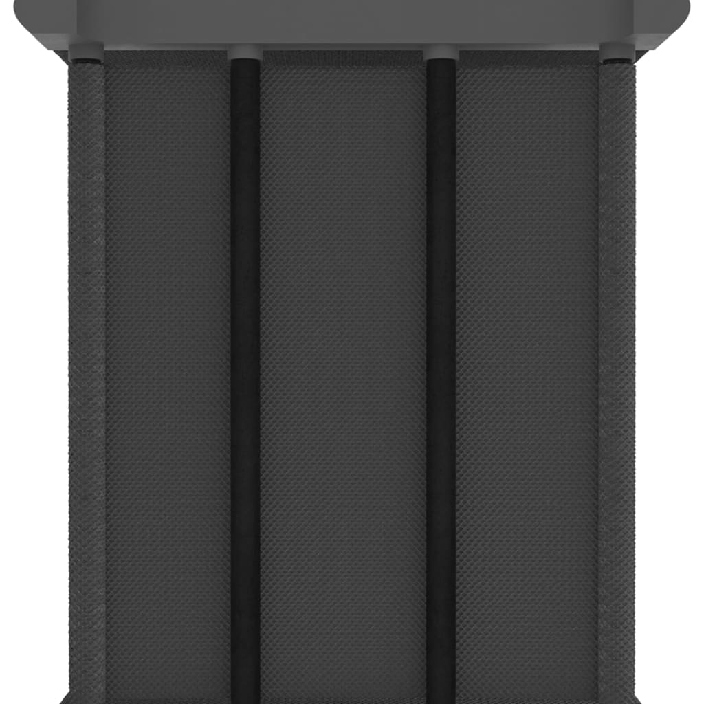 Würfel-Regal 5 Fächer Grau 103x30x72,5 cm Stoff - Pazzar.ch