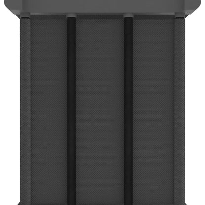 Würfel-Regal 12 Fächer Grau 103x30x141 cm Stoff - Pazzar.ch
