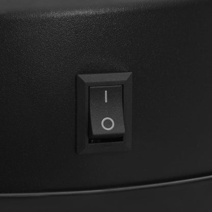 Automatischer Sensor-Mülleimer 50 L Kohlenstoffstahl Schwarz - Pazzar.ch