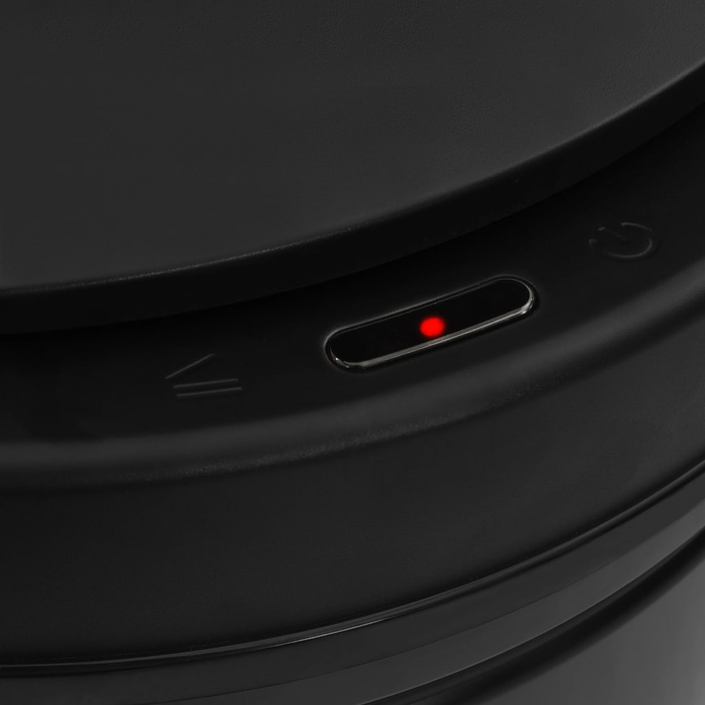 Automatischer Sensor-Mülleimer 60 L Kohlenstoffstahl Schwarz - Pazzar.ch