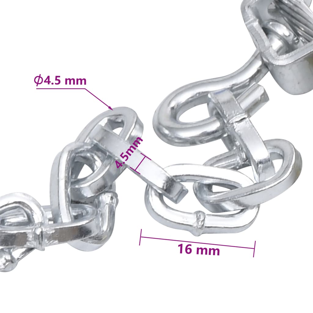 Schneeketten für Autoreifen 2 Stk. 16 mm SUV 4x4 Größe 400 - Pazzar.ch