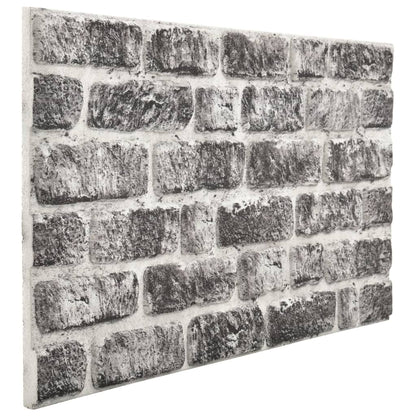 3D-Wandverkleidungen 11 Stk. Dunkelgrau Steinoptik EPS - Pazzar.ch