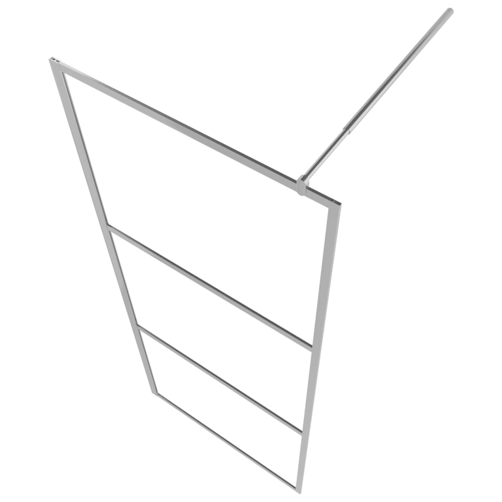 Begehbare Duschwand mit voll mattiertem ESG-Glas 100x195 cm - Pazzar.ch