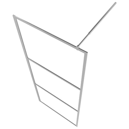 Begehbare Duschwand mit voll mattiertem ESG-Glas 100x195 cm - Pazzar.ch