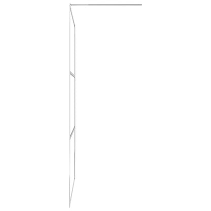 Begehbare Duschwand mit voll mattiertem ESG-Glas 100x195 cm - Pazzar.ch