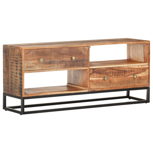 TV-Schrank 120x30x50 cm Raues Akazienholz - Pazzar.ch