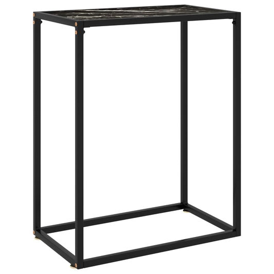 Konsolentisch Schwarz 60x35x75 cm Hartglas - Pazzar.ch