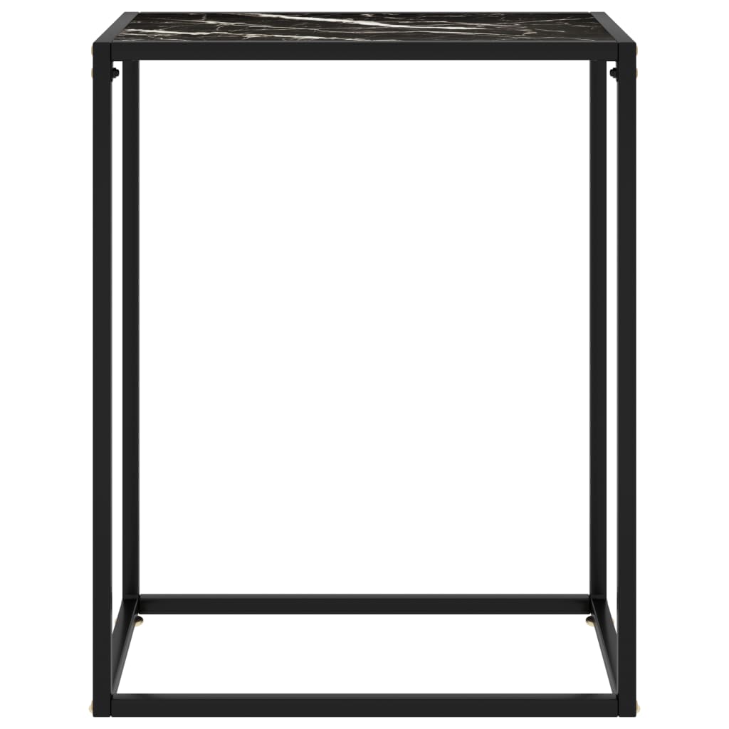 Konsolentisch Schwarz 60x35x75 cm Hartglas - Pazzar.ch
