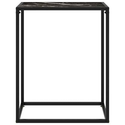Konsolentisch Schwarz 60x35x75 cm Hartglas - Pazzar.ch