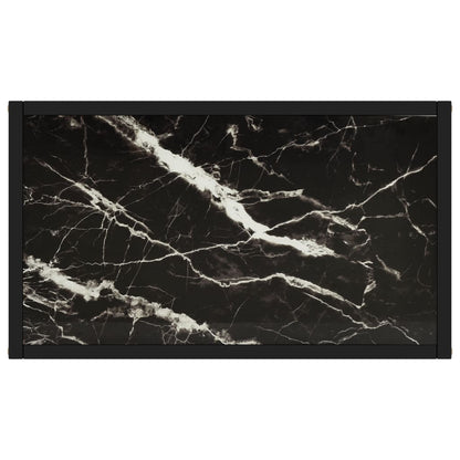 Konsolentisch Schwarz 60x35x75 cm Hartglas - Pazzar.ch
