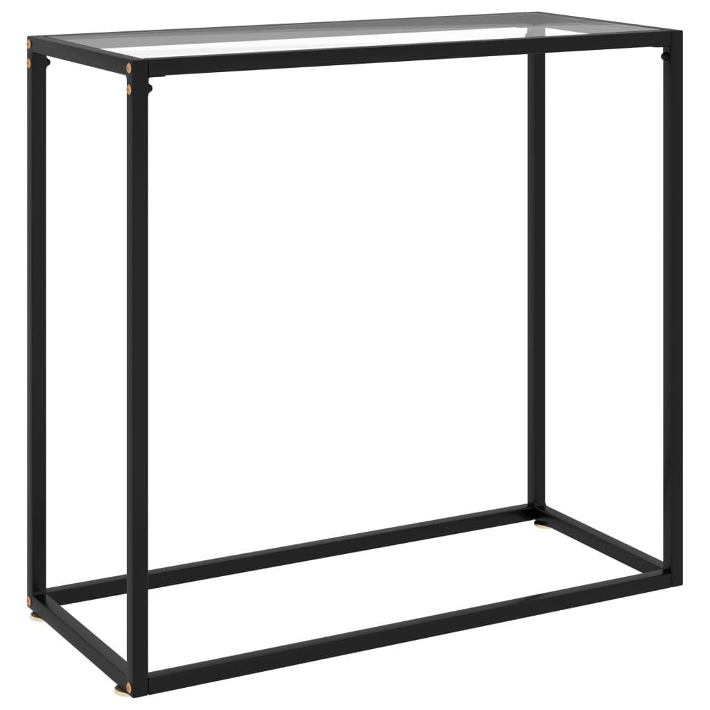 Konsolentisch Transparent 80x35x75 cm Hartglas - Pazzar.ch