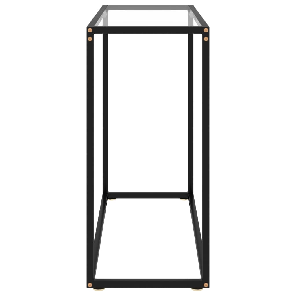 Konsolentisch Transparent 80x35x75 cm Hartglas - Pazzar.ch