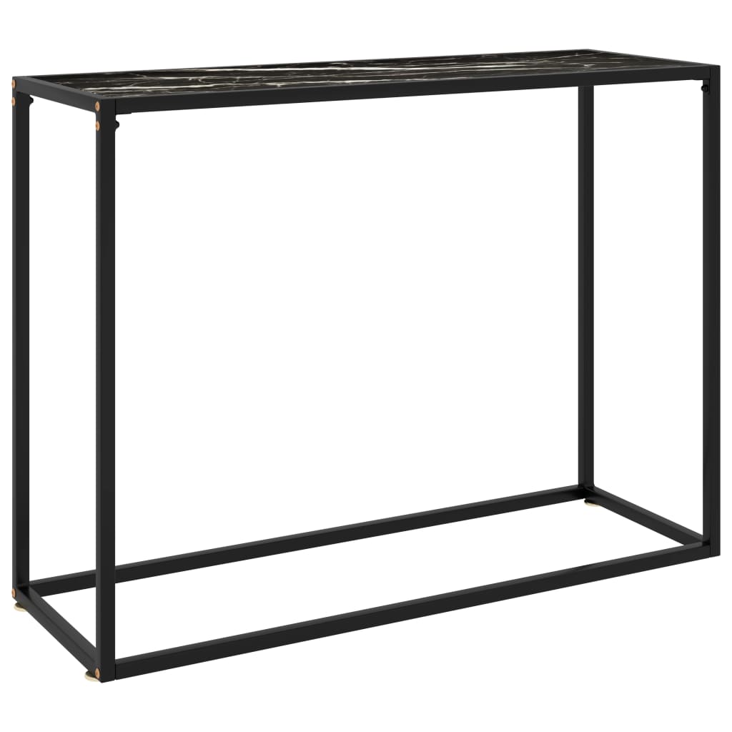 Konsolentisch Schwarz 100x35x75 cm Hartglas - Pazzar.ch