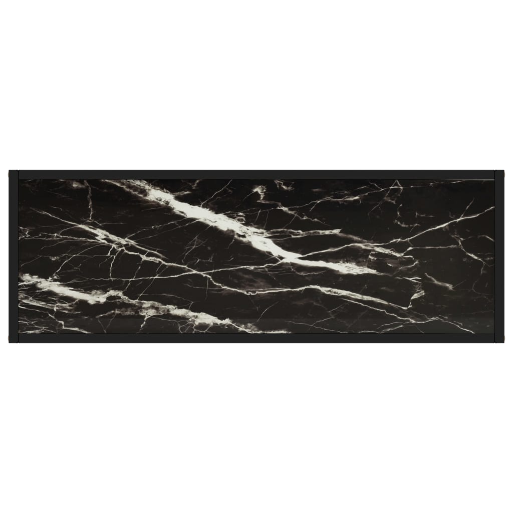 Konsolentisch Schwarz 100x35x75 cm Hartglas - Pazzar.ch