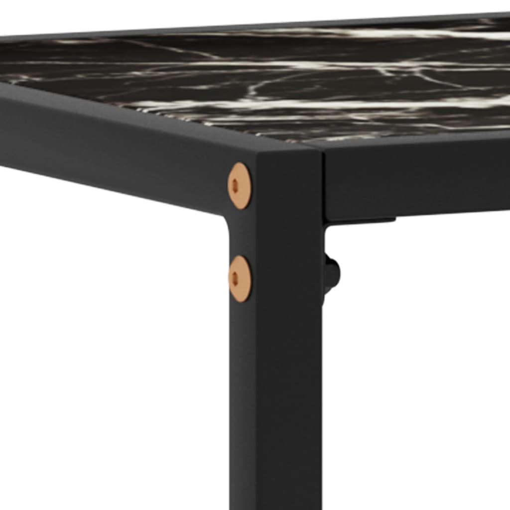 Konsolentisch Schwarz 100x35x75 cm Hartglas - Pazzar.ch