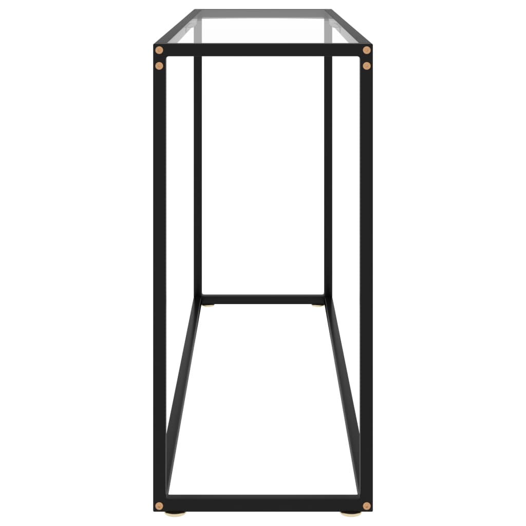 Konsolentisch Transparent 120x35x75 cm Hartglas - Pazzar.ch