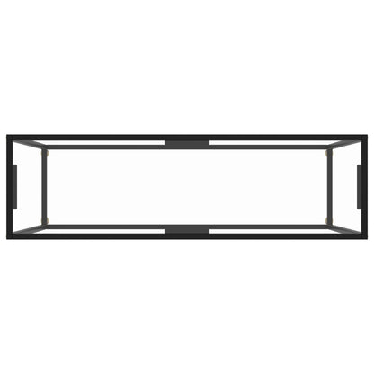 Konsolentisch Transparent 120x35x75 cm Hartglas - Pazzar.ch
