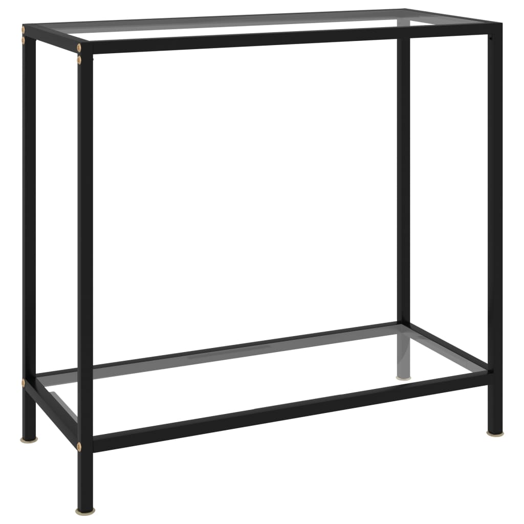 Konsolentisch Transparent 80x35x75 cm Hartglas - Pazzar.ch