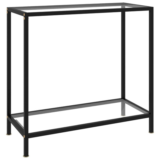 Konsolentisch Transparent 80x35x75 cm Hartglas - Pazzar.ch