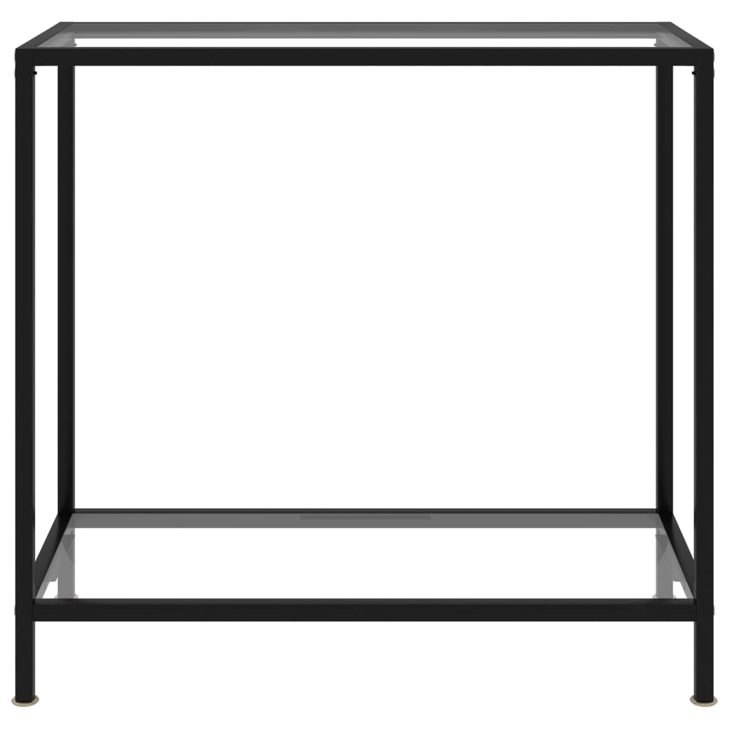 Konsolentisch Transparent 80x35x75 cm Hartglas - Pazzar.ch