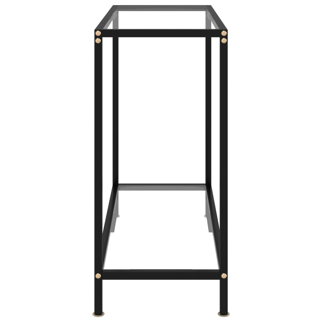 Konsolentisch Transparent 80x35x75 cm Hartglas - Pazzar.ch