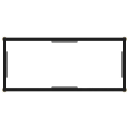 Konsolentisch Transparent 80x35x75 cm Hartglas - Pazzar.ch