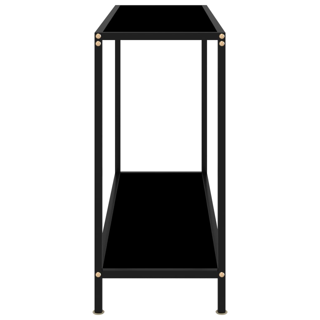 Konsolentisch Schwarz 100x35x75 cm Hartglas - Pazzar.ch